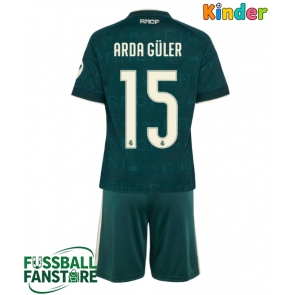 Real Madrid Arda Guler #15 Replik Auswärtstrikot Kinder 2026-27 Kurzarm (+ Kurze Hosen)